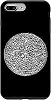 Vista 12 de Aztec Calendar Sun Stone Mexican Mayan Calendario Azteca Case for iPhone 17