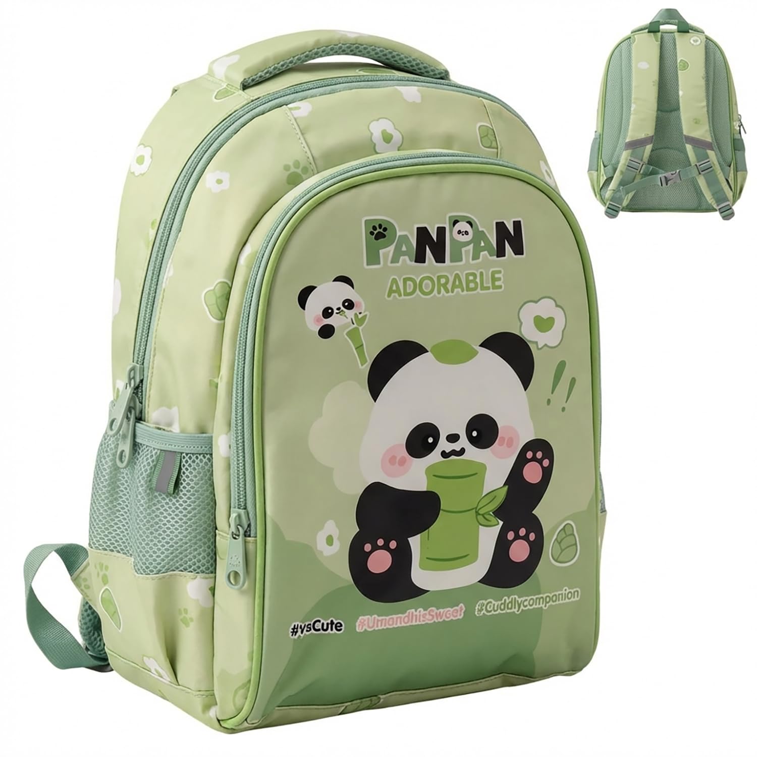 funblast Kids Backpack – Cute Panda Small Cartoon Kawaii Bag for Toddlers & Pre-Schoolers (2-5 Years) | Lightweight School Bag for Kindergarten Kids (35 X 26 X 13 Cm)-picture-32