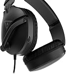 Turtle Beach Recon 70 Casque de jeu multiplateforme pour PS5, PS4, Xbox Series X.S., Xbox One, PC & Téléphone portable 3.5mm Connexion par fil - Mic à la mode, 40mm Haut-parleurs, Design léger, Noir