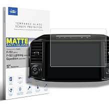 [Anti Glare] Tempered Glass Screen Protector for Ford F-150 2021-2025, F-150 Lightning 2022-2025, Expedition 2022-2024 Navigator 12 inch Touchscreen F150 Matte