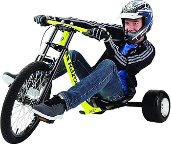Amazon.com : Razor DXT Drift Trike Yellow, One Size : Sports