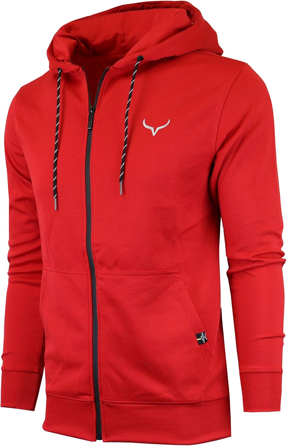 SCREENSHOT Sports Men's Gym Workout Full-Zip Hooded Active Sweatshirt