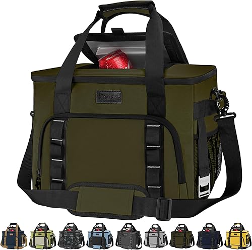 BALEINE Bolsa térmica suave extragrande, enfriador portátil a prueba de fugas, volumen de 4060 latas para playa, camping, kayak, viajes y viajes por