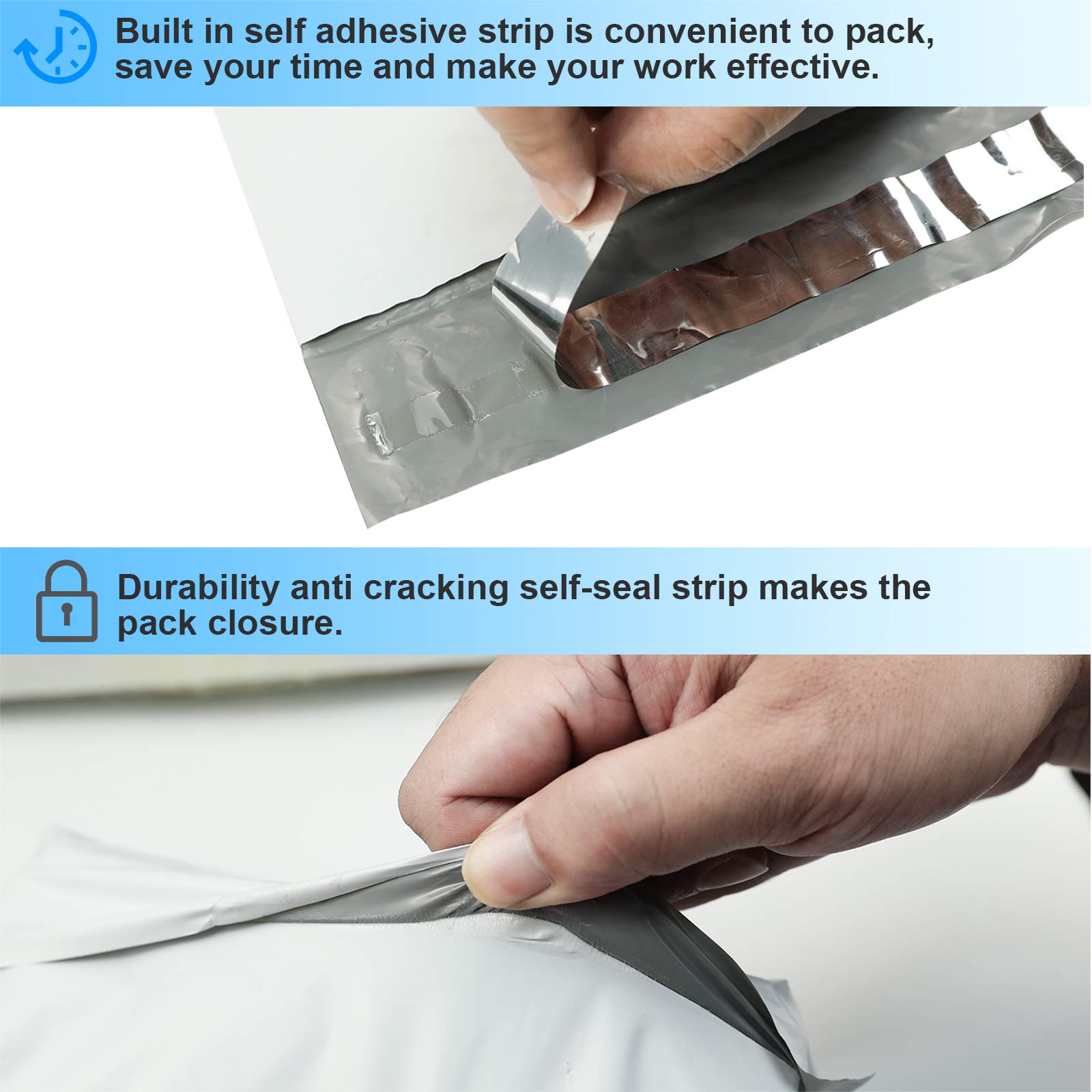 1000 10x13 Viola Poly Mailer Spedizione Borse Buste Couture Boutique - Foto 11