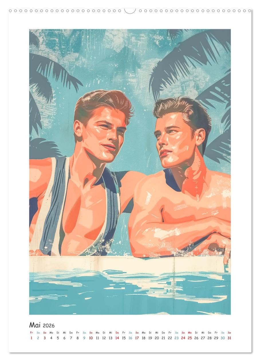 Männer im Stil der Zeit (hochwertiger Premium Wandkalender 2026 DIN A2 hoch), Kunstdruck in Hochglanz: Unser Kalender Gentlemen der alten Schule ... Porträts Vintage-Charm (CALVENDO Menschen)