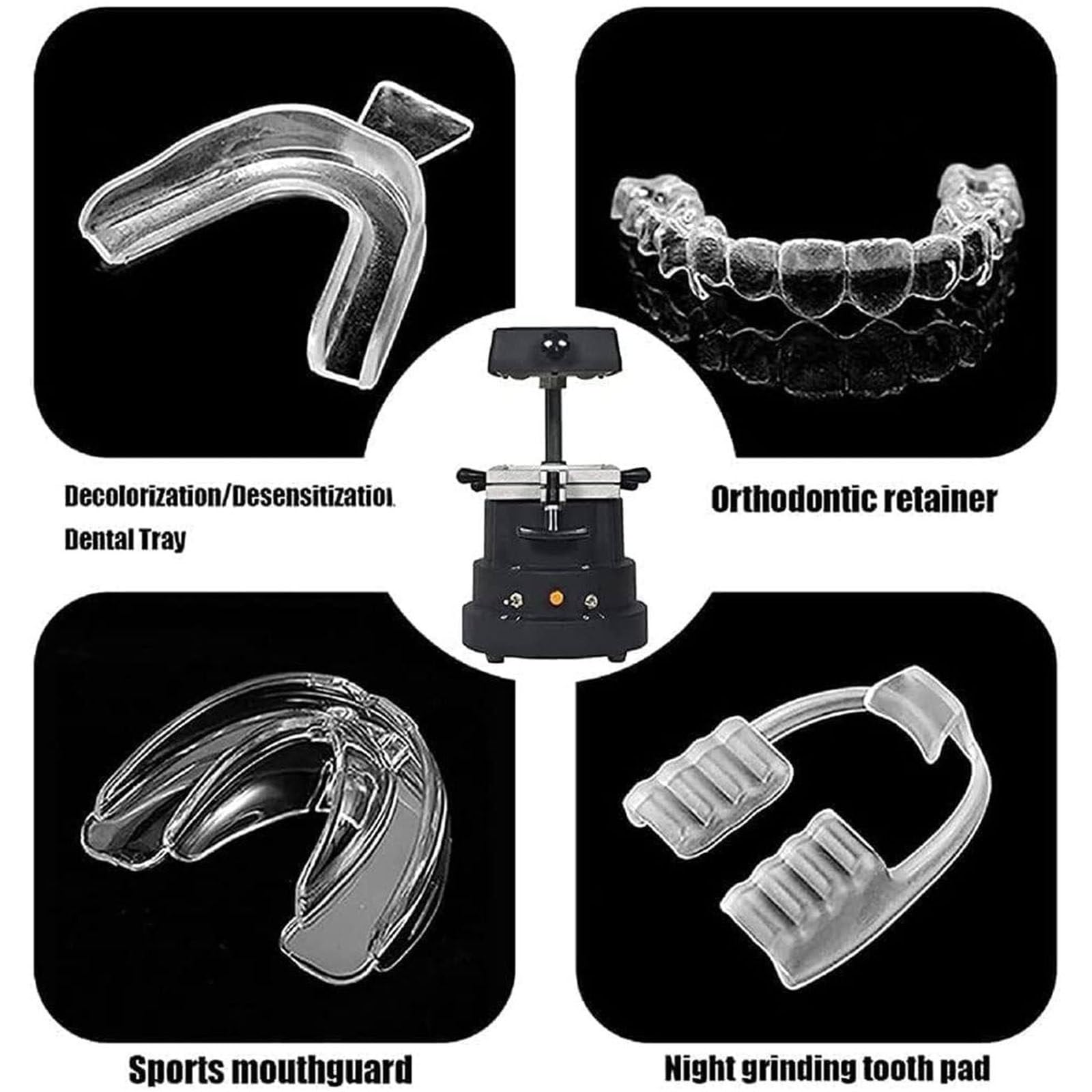 Vakuumformmaschine, Dental-Vakuumformmaschine, Thermoform-Laborausrüstung, 1200 W, verstärkte Adsorption – Labor-Vakuumform-DIY-Prothesen-Set