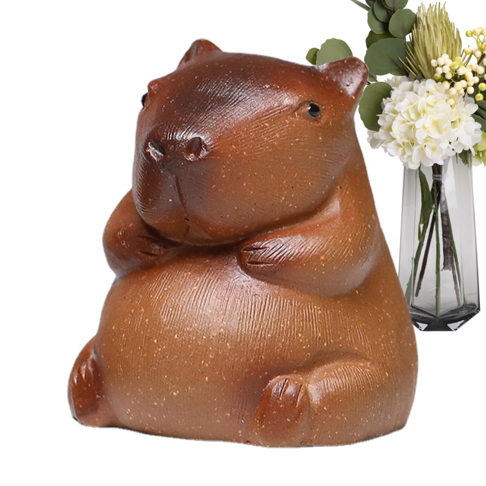 Mascota de té capibara para crear un rincón de meditación y armonía