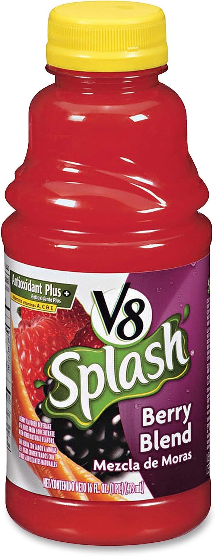 V8 Splash Fruit Juice, 16 Oz, 12 Count