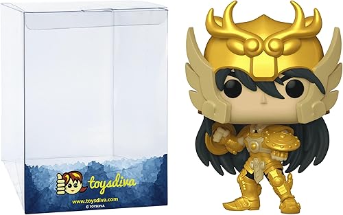 Libra Shiryu P o p ! - Figura de vinilo de animación con 1 protector gráfico compatible (1424-72060 - B)