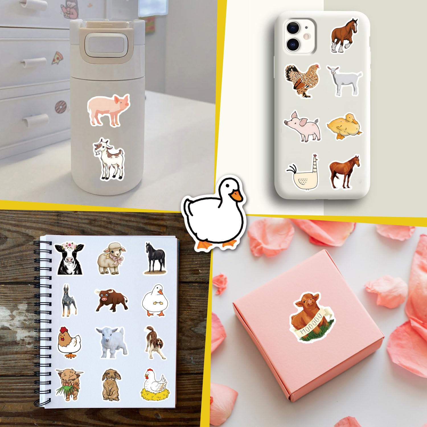 120 Pcs Insect Stickers Pack - Cute Bug Decals For Laptops, Water Bottles & More