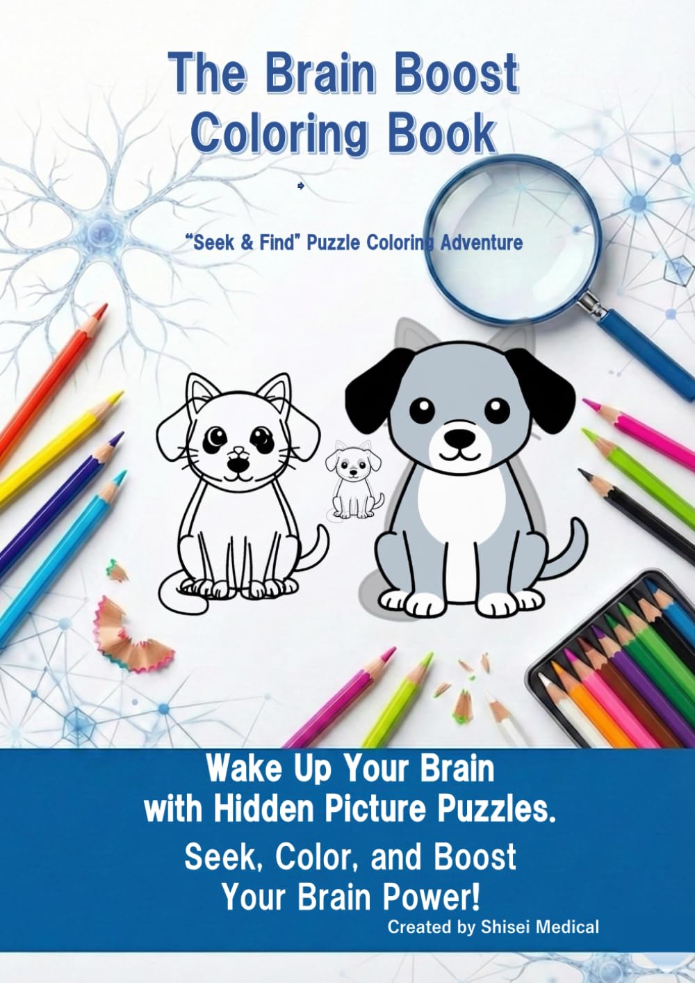 The Brain Boost Coloring Book: Seek & Find Puzzle Coloring Adventure