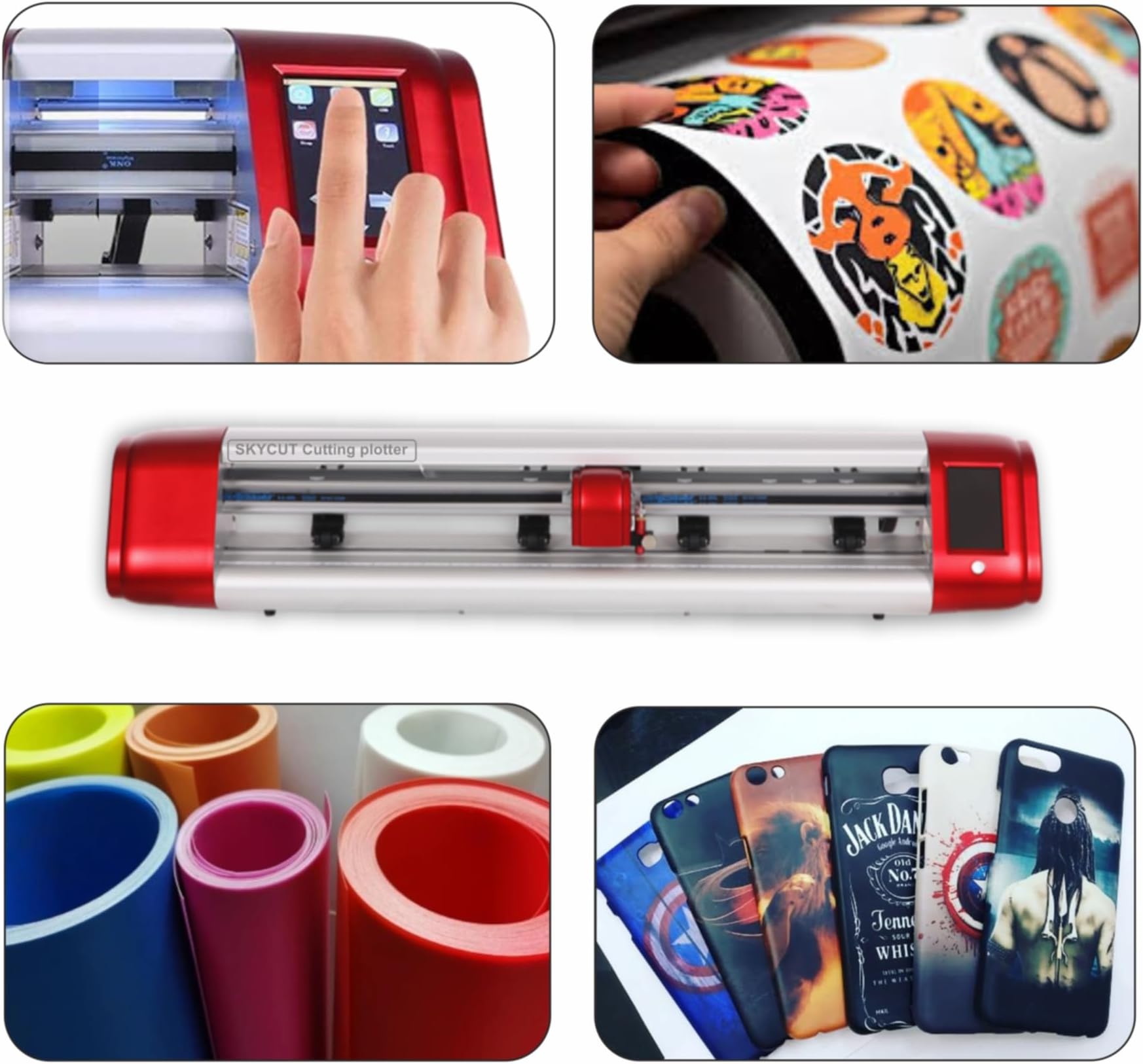 SKYCUT C24(24inch) Cutting Plotter Heat transfer Vinyl, Countor Cutting ...