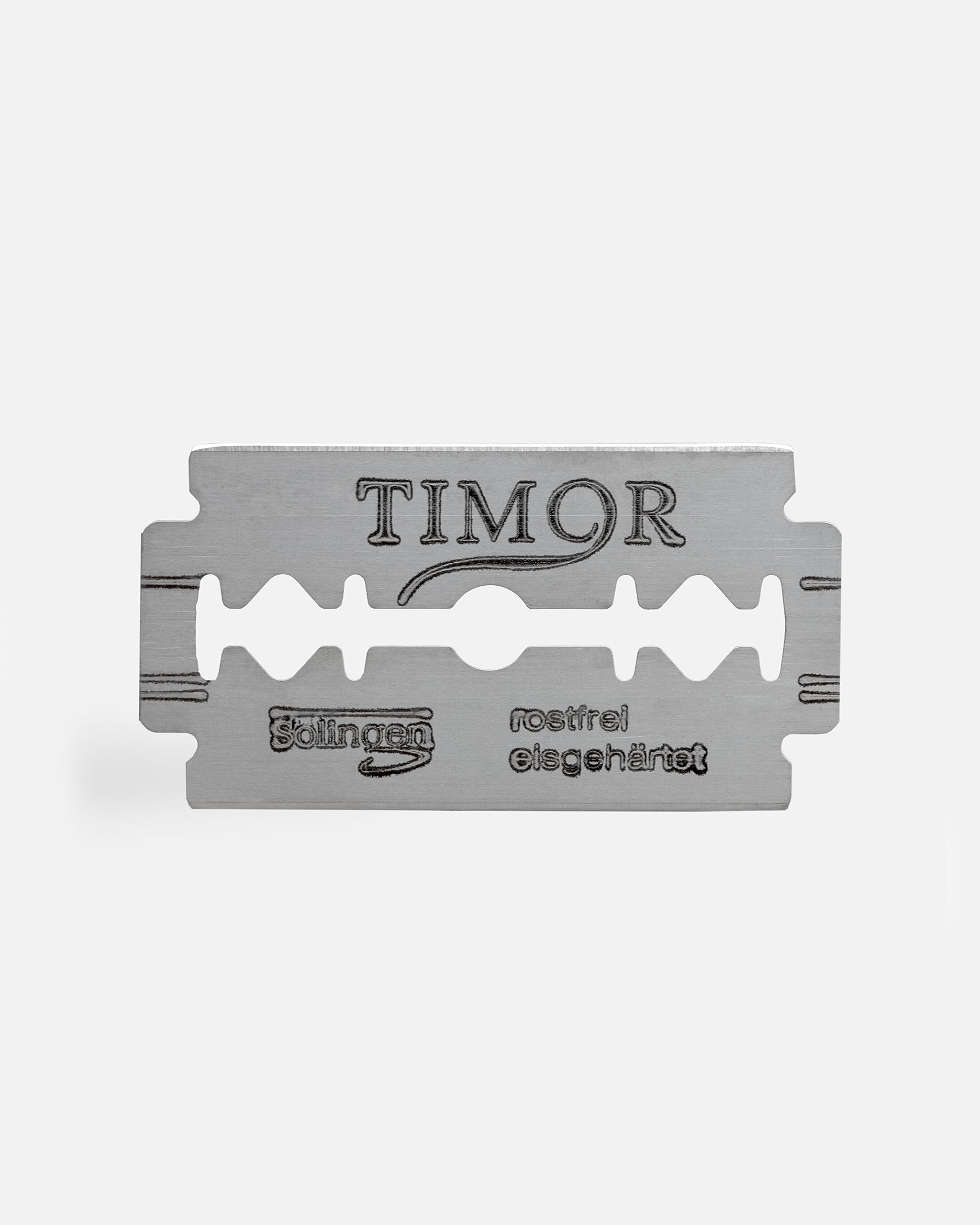 G&F Timor® Unisex Rasierhobel Edelstahlgriff 90 mm, offener Kamm