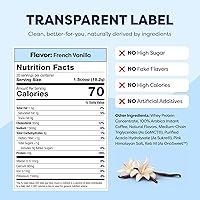 Vista 2 de French Vanilla Protein Iced Coffee - Premium Whey Protein & Instant Iced Coffees - 100% Natural Cold Brew - Zero Artificial Flavors & Sweeteners, 80