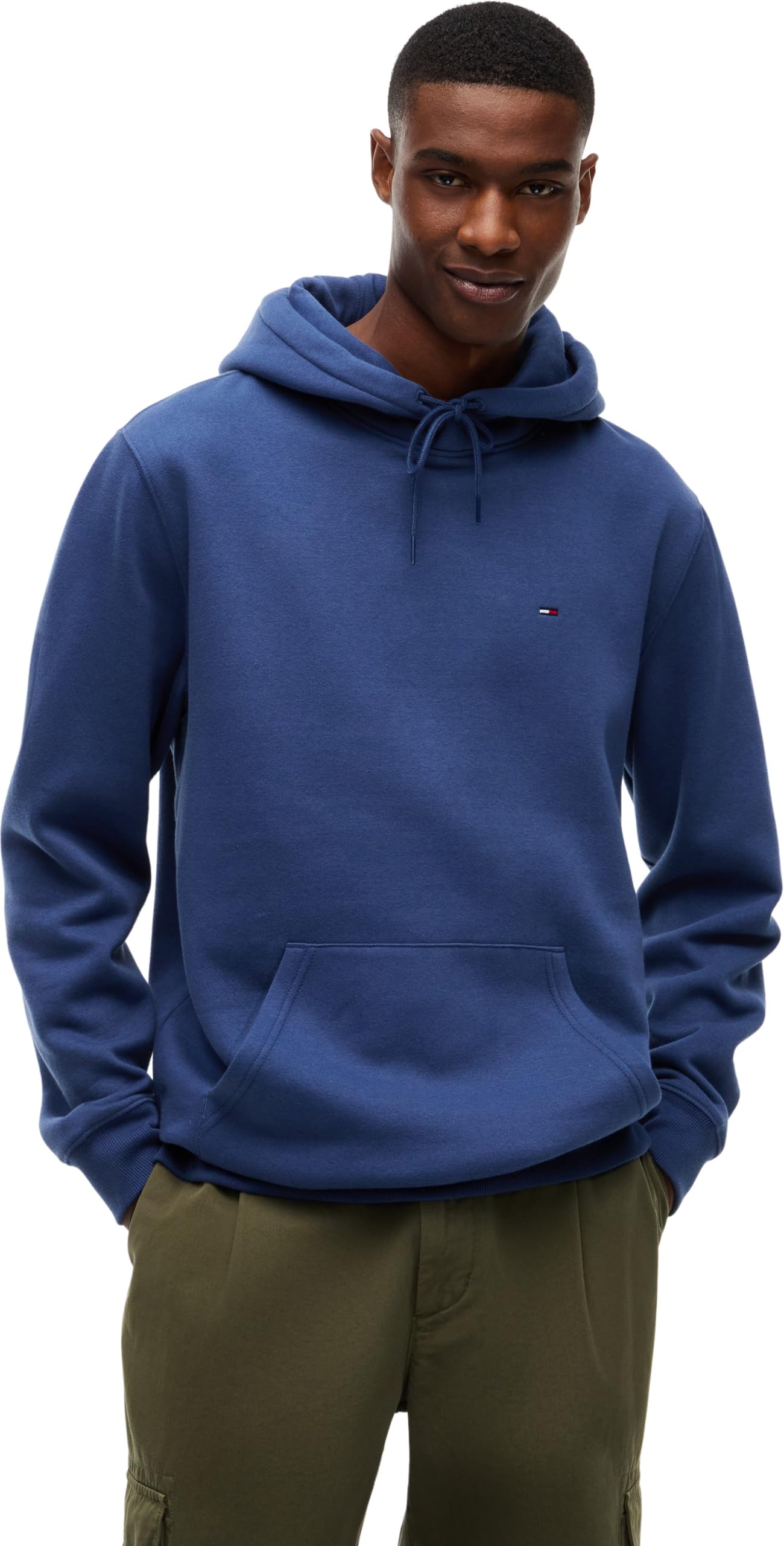 Tommy Jeans Herren Kapuzenpullover TJM Reg S Flag Dm0Dm20742, Blau (Basic Navy), 4XL