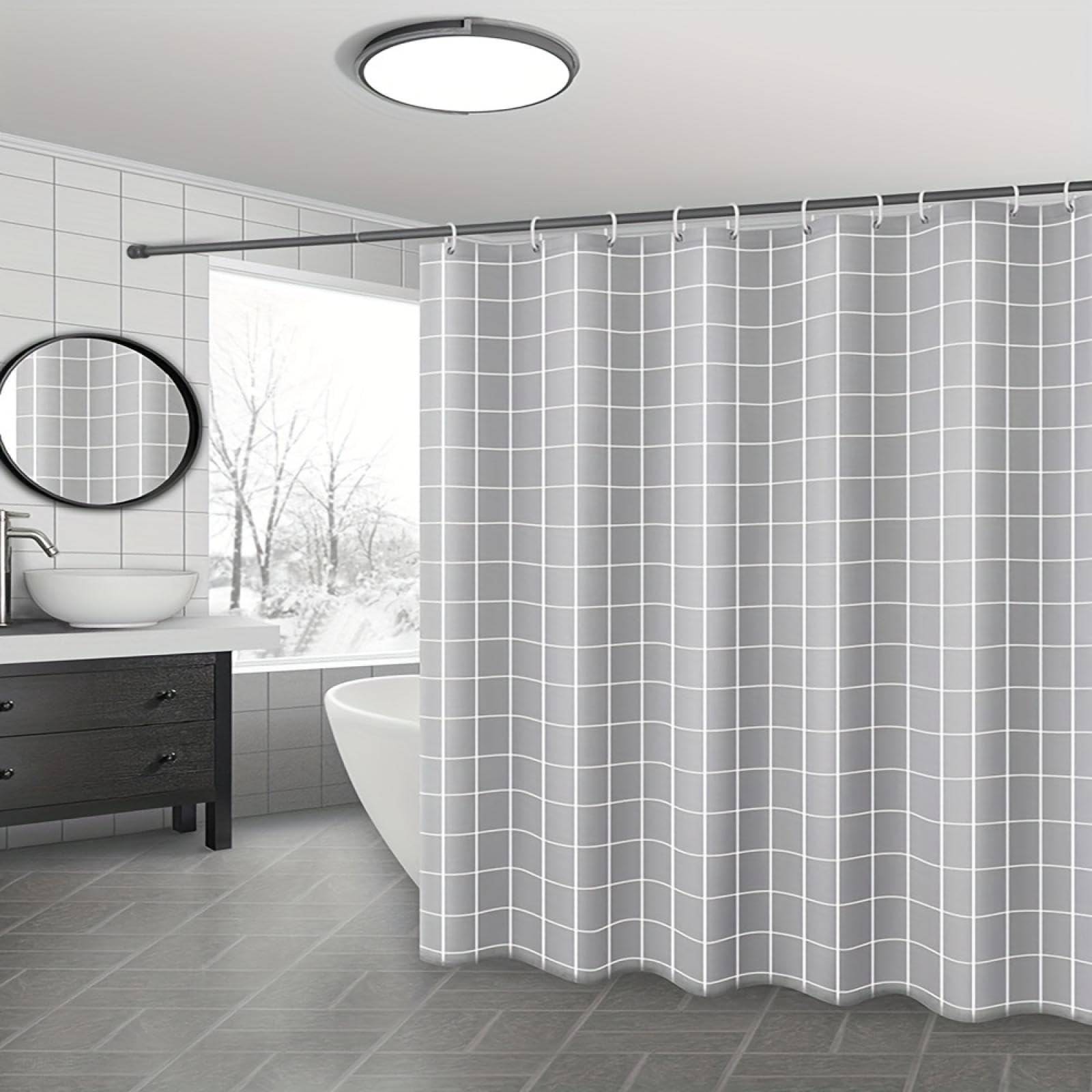 Rideau de salle de bain de séparation étanche et anti-poussière