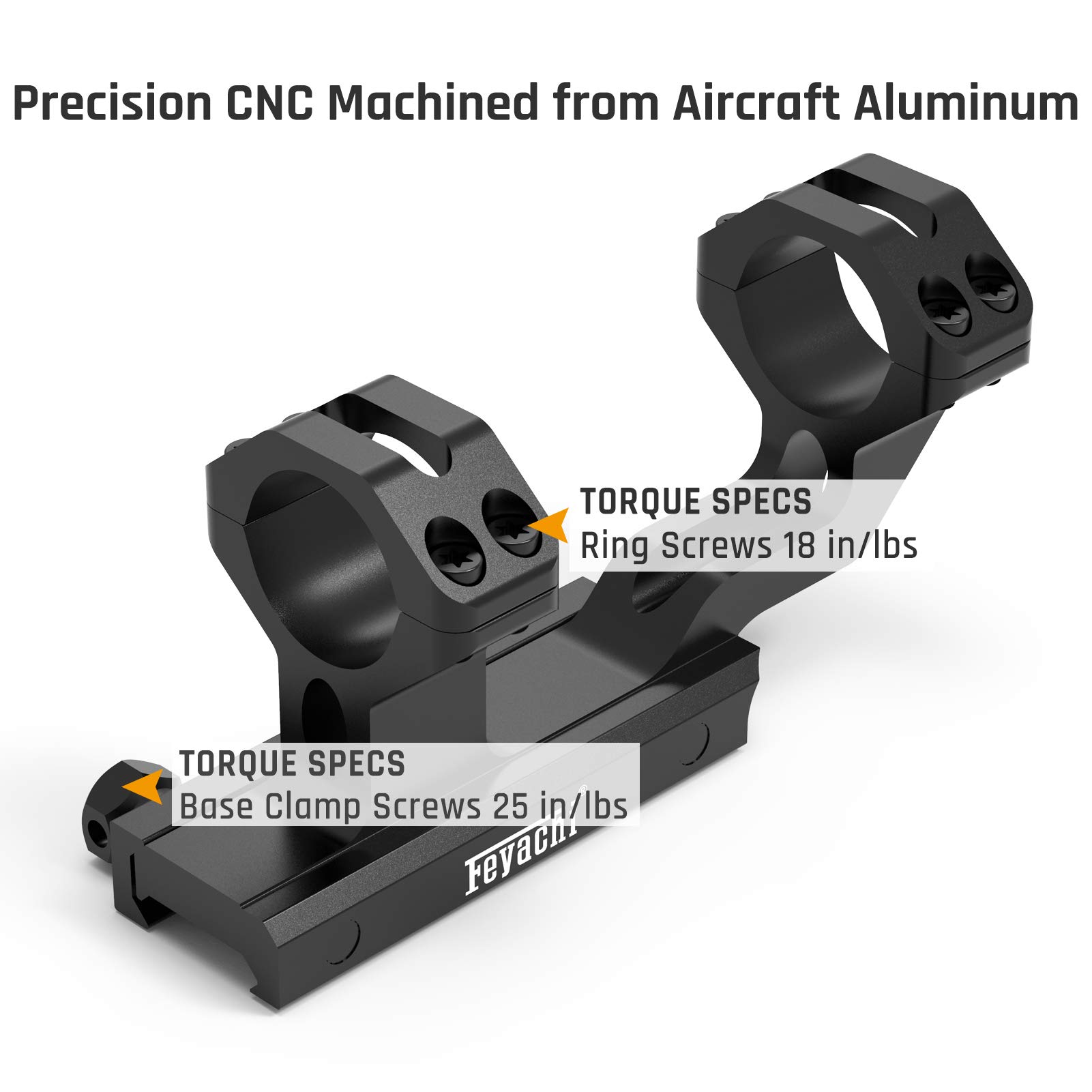 Buy Feyachi SRM12 Scope Mount Offset Cantilever Dual Ring 1 Inch