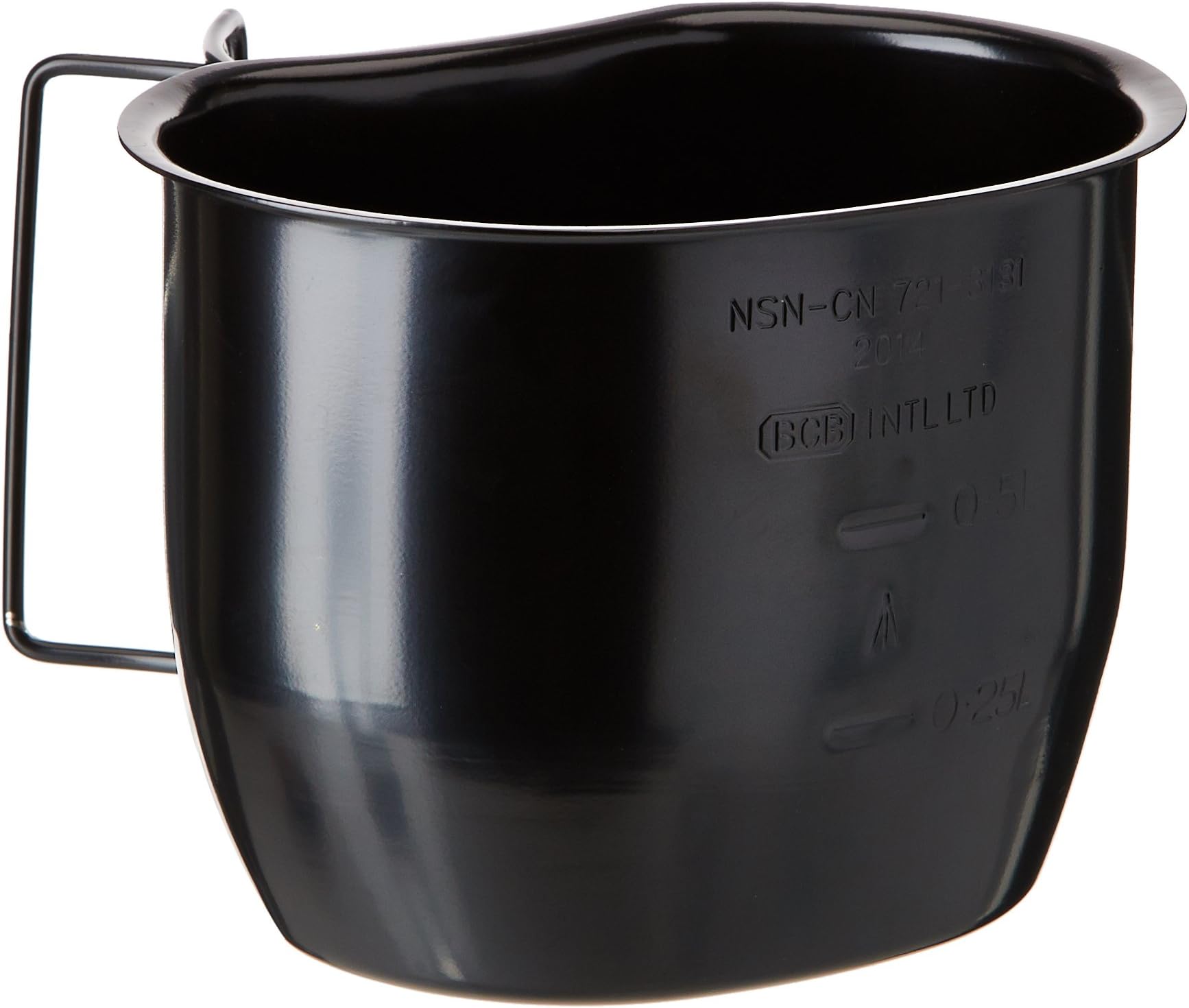 Bushcraft BCB Crusader Cup Canteen - Black, CN540B