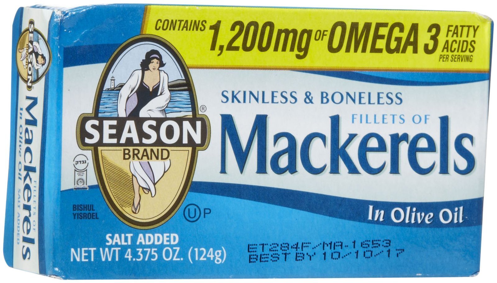 Season Fillets Of Mackerel In Olive Oil - 4.375 oz