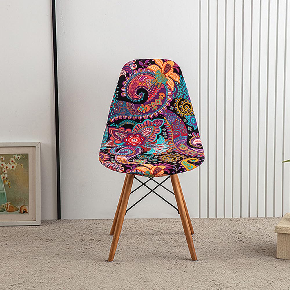 Coprisedie Scandinave Fodera per sedia da Pranzo Coprisedia per sala da pranzo Scandinave Coprisedia a forma curva 6 pezzi Meraviglioso