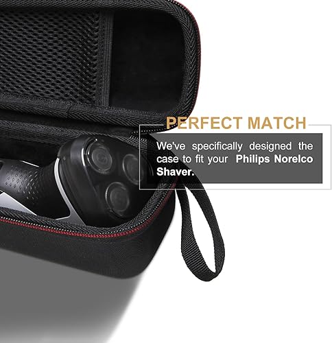 Miniatura 2 de LTGEM - Funda rígida de EVA compatible con Philips Norelco Shaver 2300/3800/7200 - Estuche rígido de transporte eléctrico de viaje, Negro -, Caso