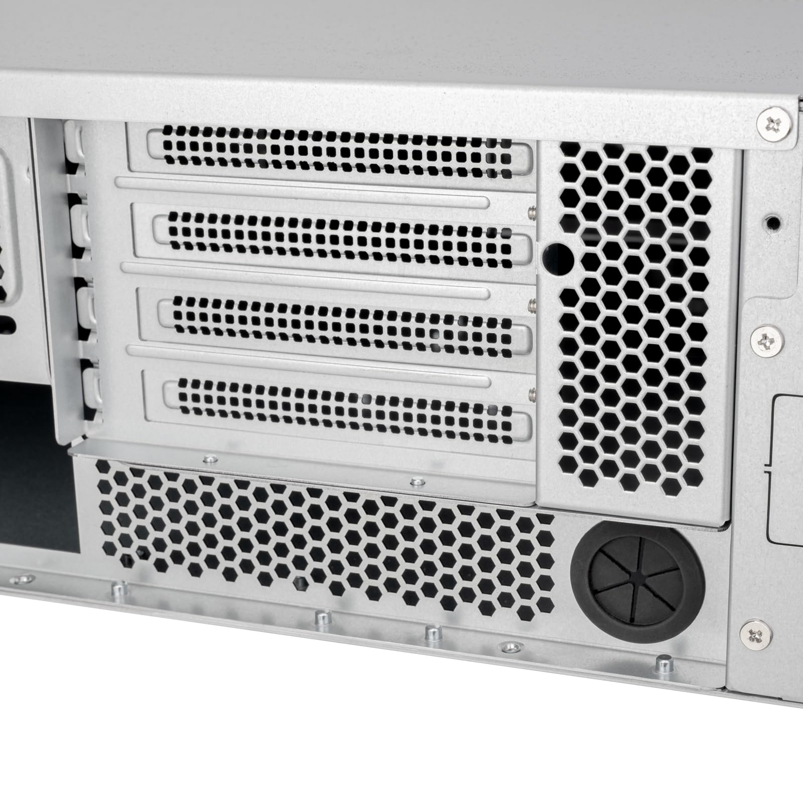 Silverstone Technology RM32, Châssis Serveur 3U rackmount prenant en Charge Les GPU Haut de Gamme à 4 Slots et Les radiateurs de 360 mm, SST-RM32