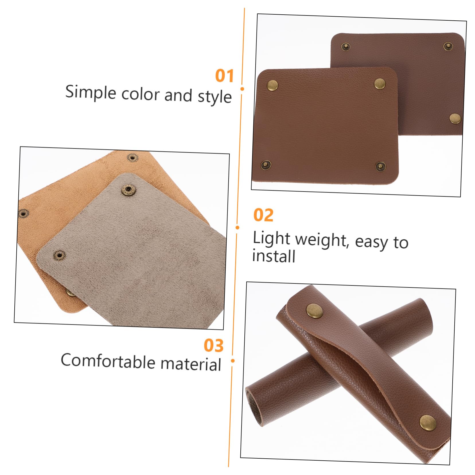 Beaupretty 5 Series Envolturas De Manija De Maleta Envoltura De Mango De Equipaje Maleta Protectora De Equipaje Manga Fundas para Asas De Equipaje Asa De Equipaje 4 Piezas X 5