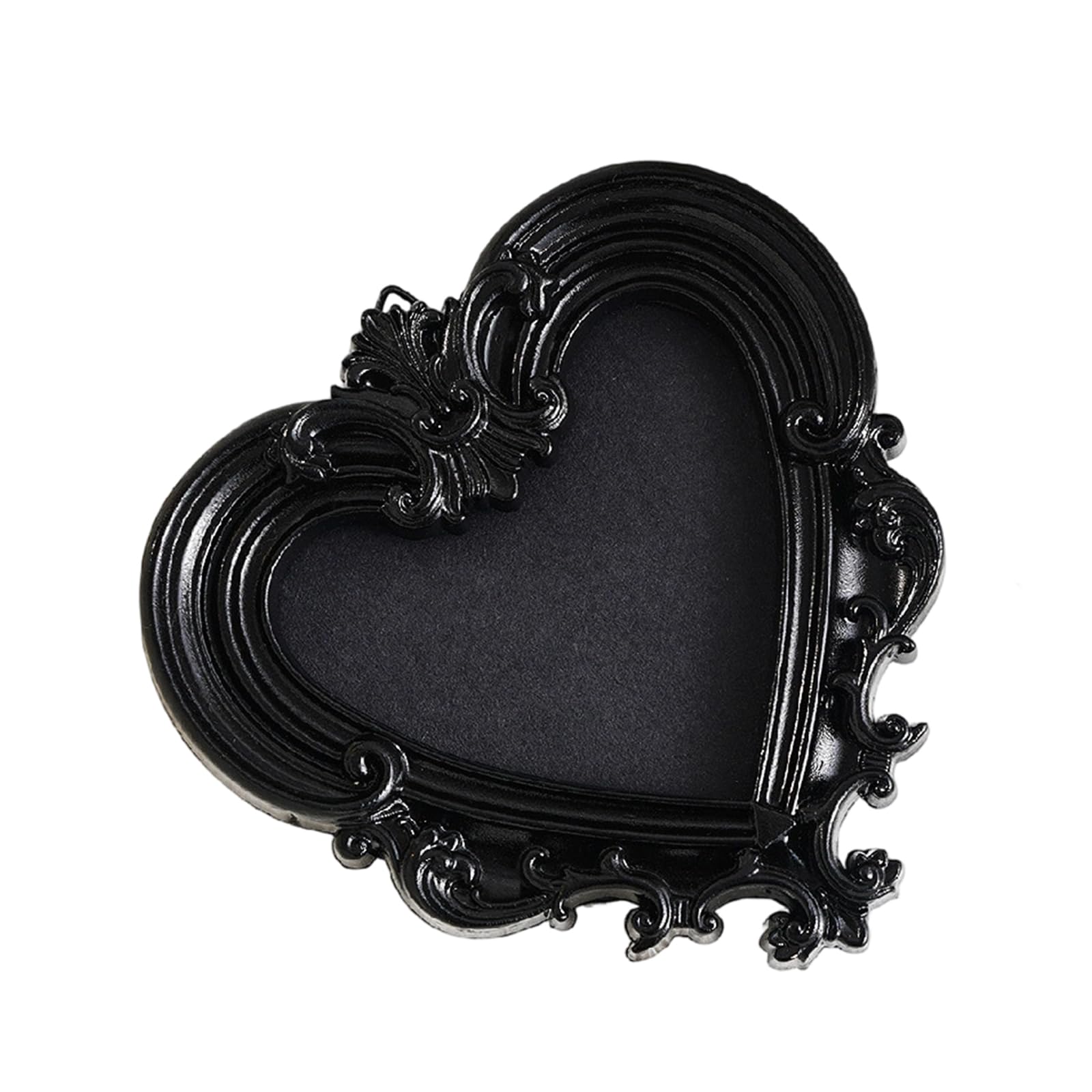 NVOQILIN Resin Picture Frame Minis Antique Photo Frames Tiny Baroques Ornate Frames for Diys Manicure Jewelry Gift Retro Resin