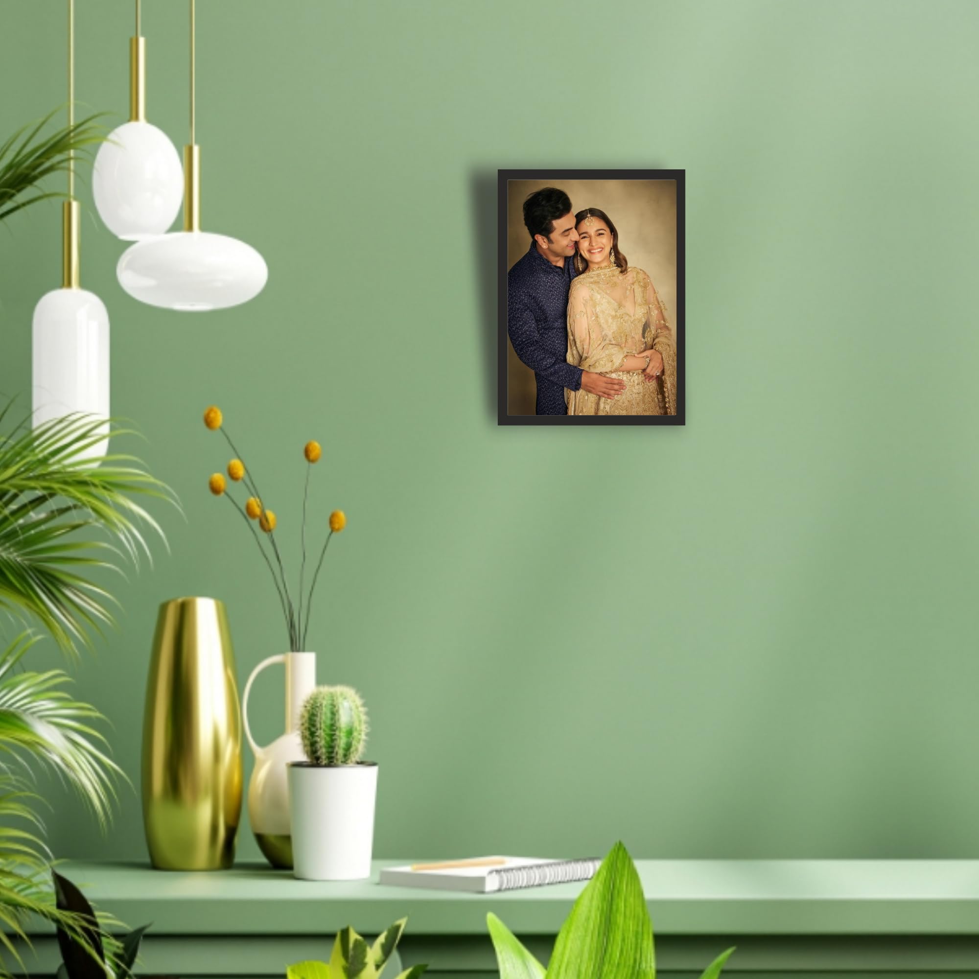 Personalized Digital Dry Brush Photo Frame – 9.25 x 12.8 inch… – view 2