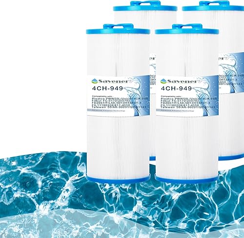 4CH-949 Filtro de spa que reemplaza a Unicel 4CH-949, PWW50L, Filbur FC-0172, SD-01143, 817-4050, Rising Dragon 50, Waterway Teleweir 50 pies