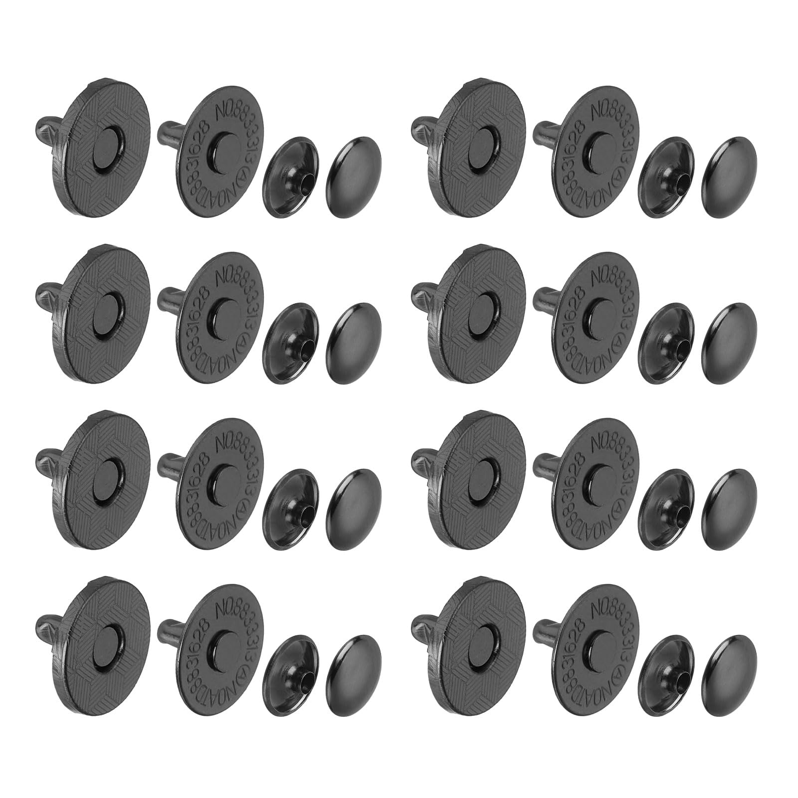 Boutons-pression magnétiques pour sac à main et portefeuille