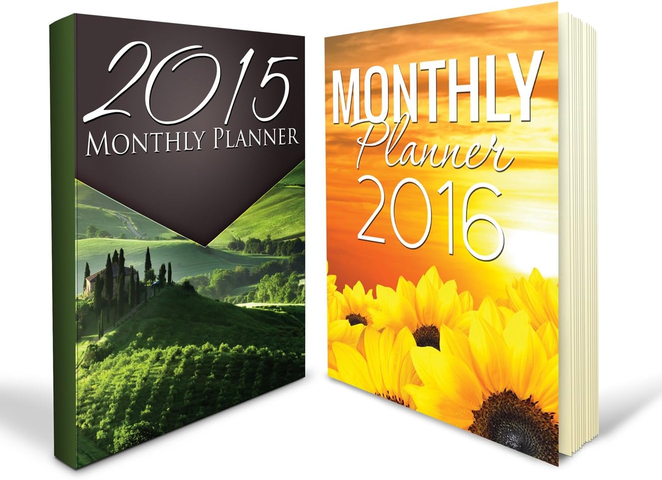 Monthly Planner 2015 and Monthly Planner 2016 Bundle - Planning for 2015 and 2016 - Perfect for Home and Business Use - Never Miss Another Appointment 8.5 X 11