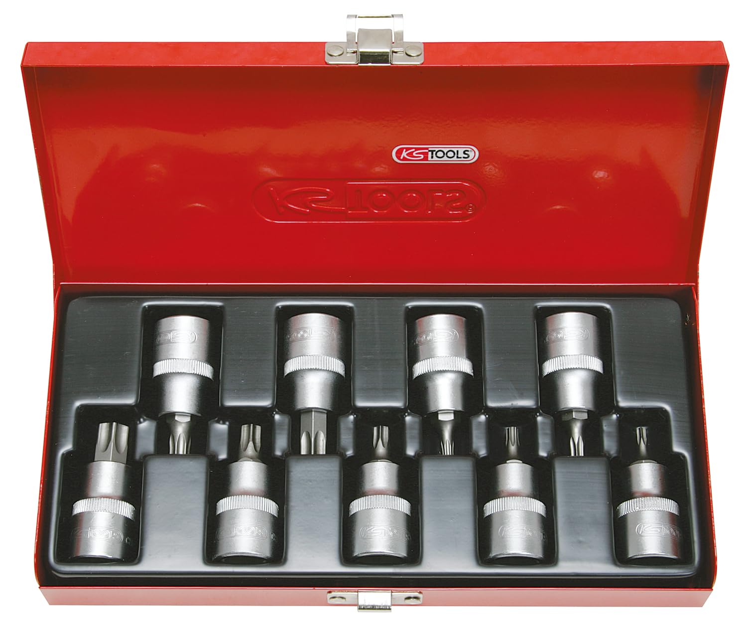 KS Tools 911.1386 Jeu de douilles tournevis 1/2" Torx percé