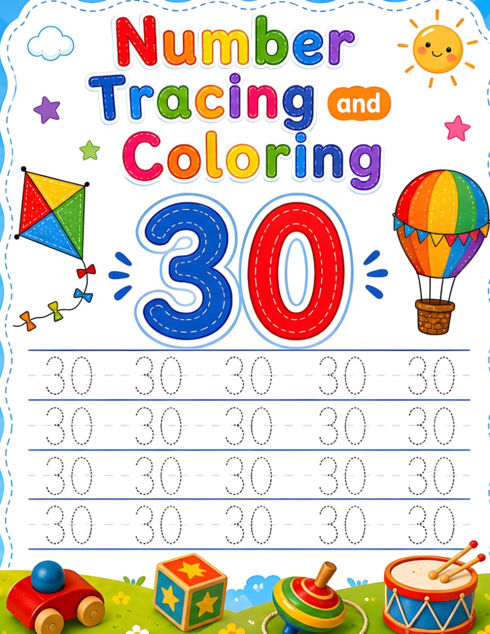 Number Tracing 1–50 and Coloring Book: Fun Preschool Workbook for Kids Ages 3–5 | Learn Numbers 1–50 with Tracing, Coloring, and Counting Activities