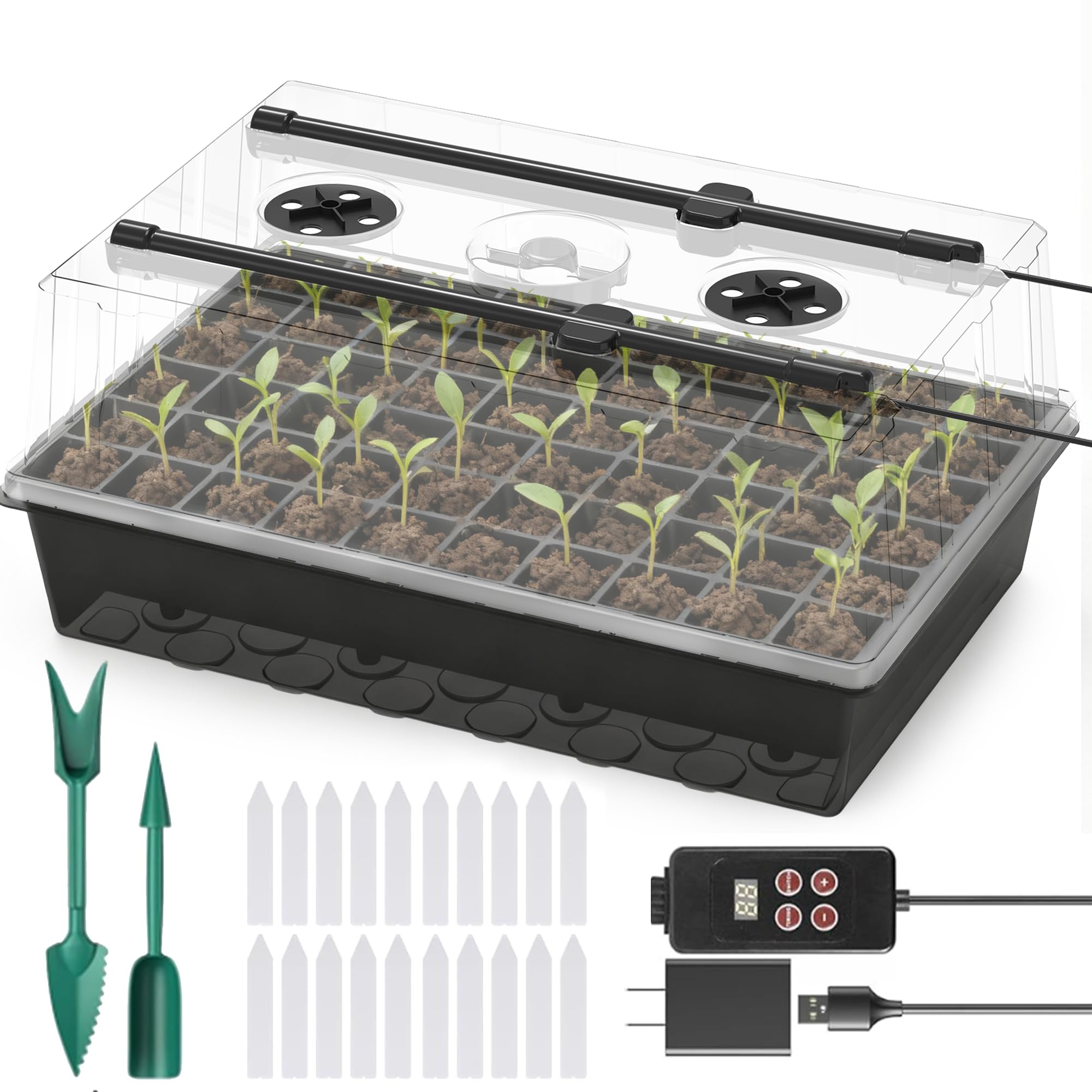OrionEarth 60-Cell Self-Watering Seed Starter Tray