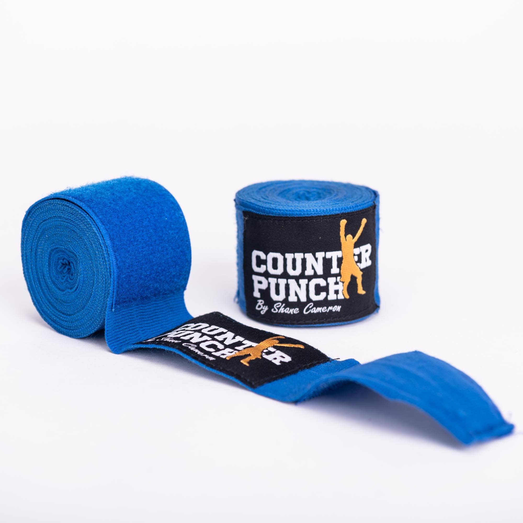 Counterpunch by Shane Cameron 180” Boxing Hand Wraps - Semi-Elastic Cotton Wraps with Thumb Loop for Boxing, MMA, Muay Thai, Kickboxing - Unisex