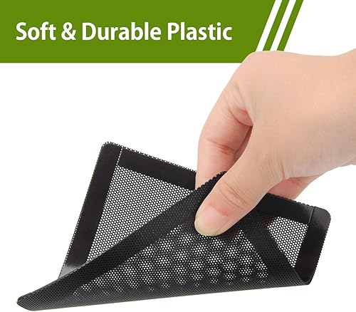 Miniatura 7 de Filtro de polvo para ventilador de PC de 4.724 in y 5.512 in, marco magnético, rejillas de ventilador de computadora, malla de polvo negro, pantalla