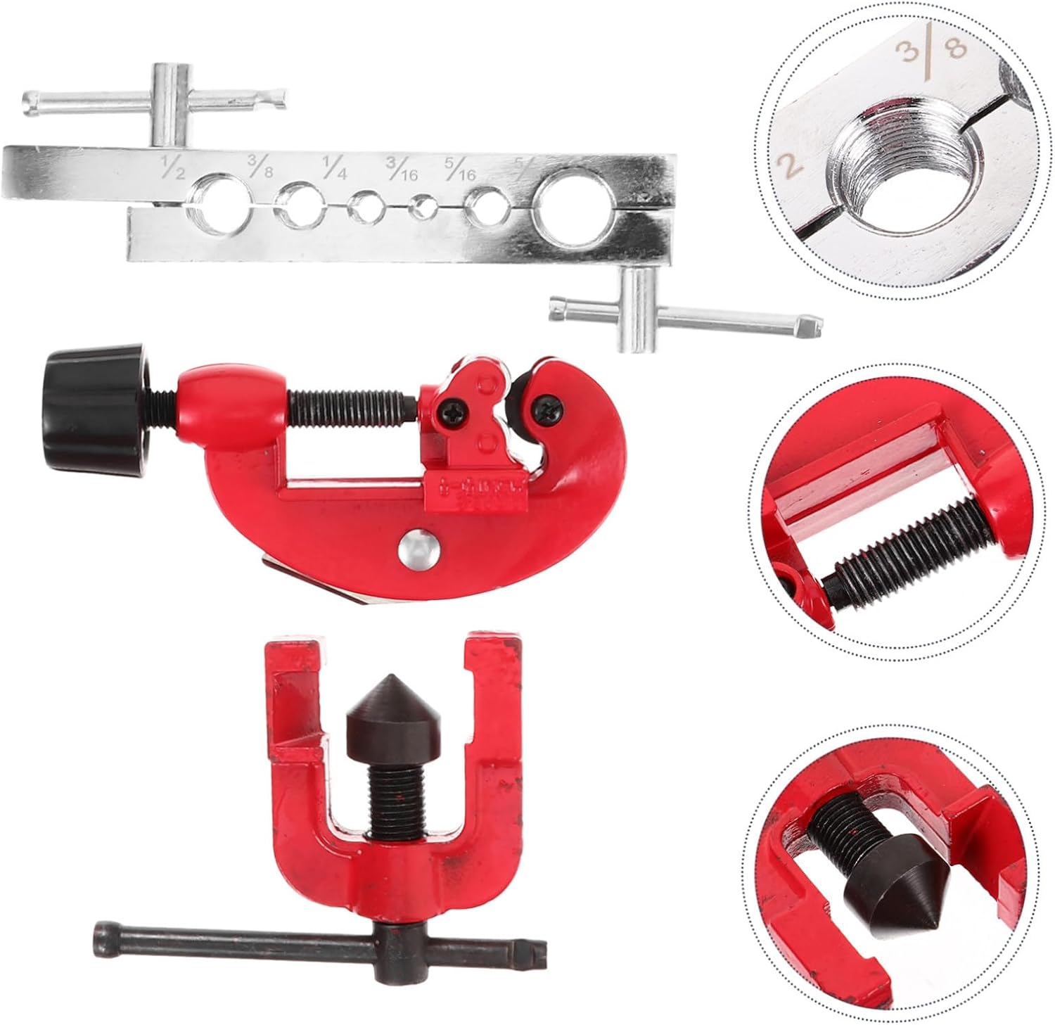 PRETYZOOM 1Set Flaring Tool Kit Multifunctional Refrigeration Tube Expander for Brake Line and Soft Materials Durable Design Easy to Use Expansion Tool
