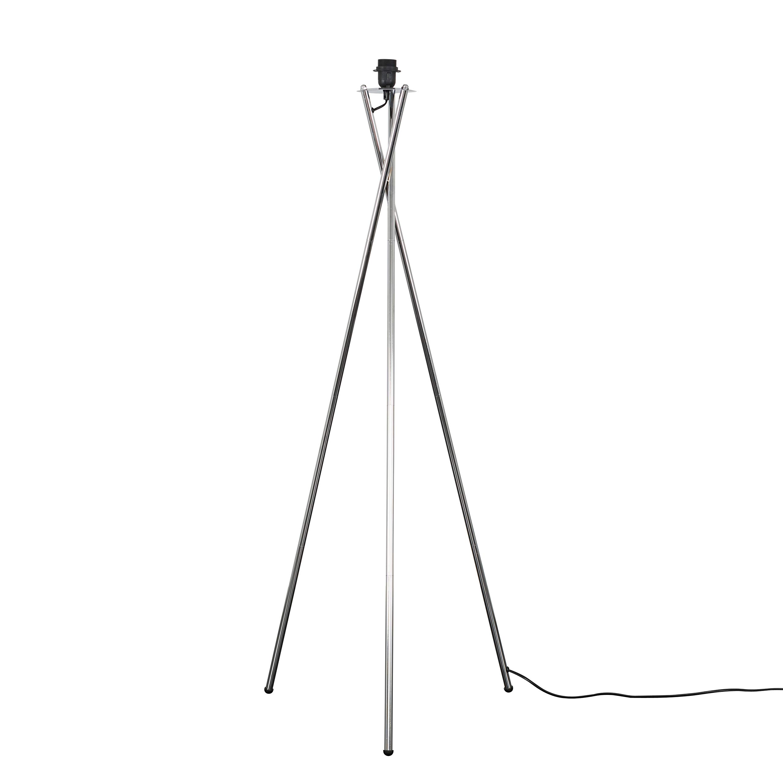 MiniSun | Modern Polished Chrome Floor Lamp Base | Floor Lamps & Torchieres, Home Décor & Improvement Essential