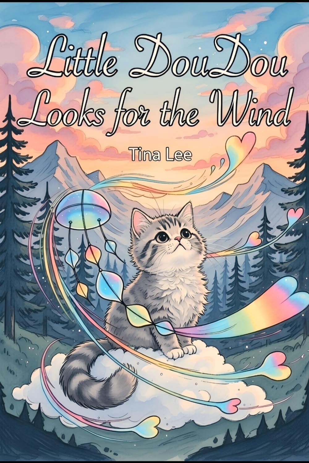 DouDou Looks for the Wind: A Bilingual Chinese-English Coloring Storybook about Love, Loss, and Imagination: A Bilingual Coloring Storybook，For Ages 3–9，Bilingual: English & Chinese