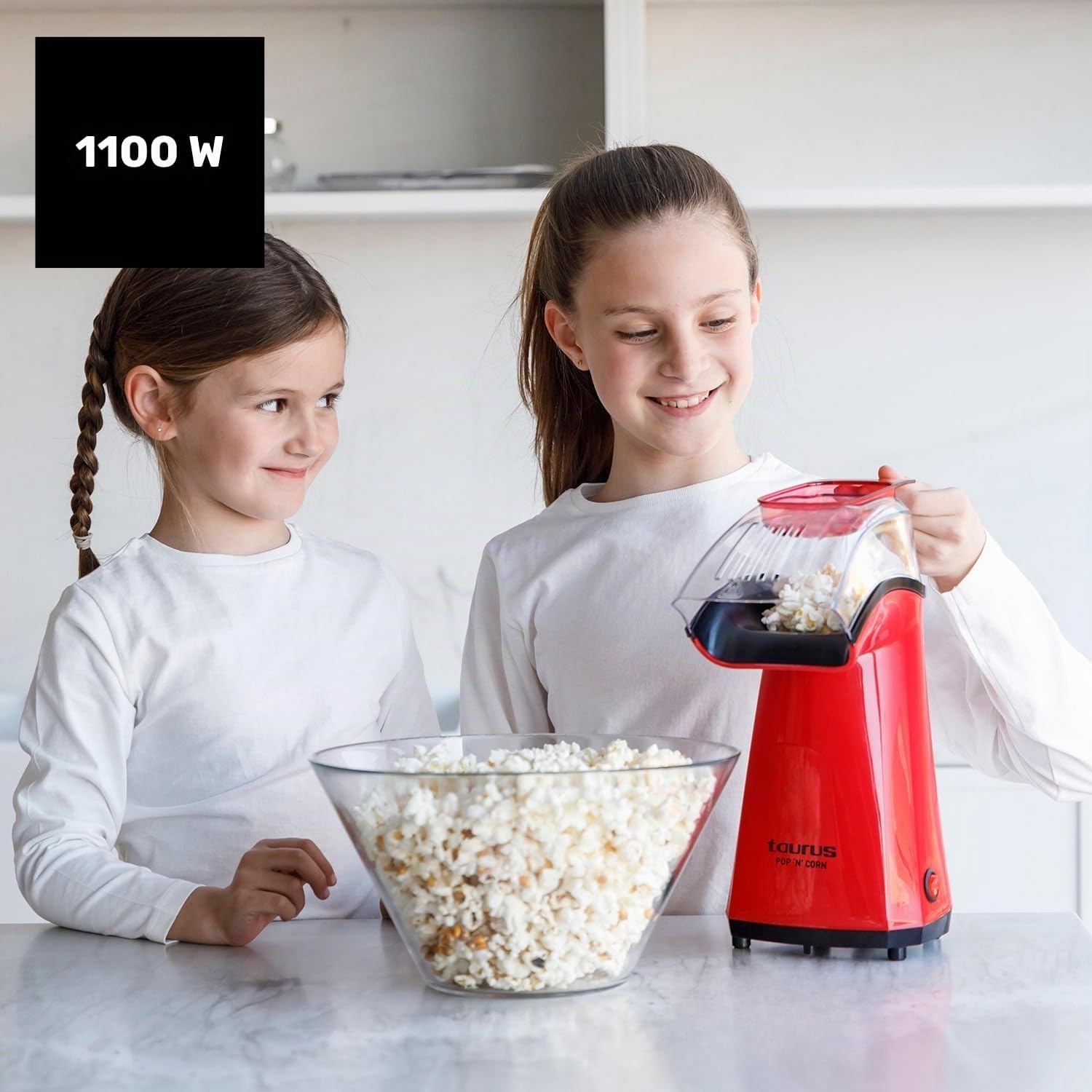 Machine à Popcorn Taurus 968375 1100W Rouge
