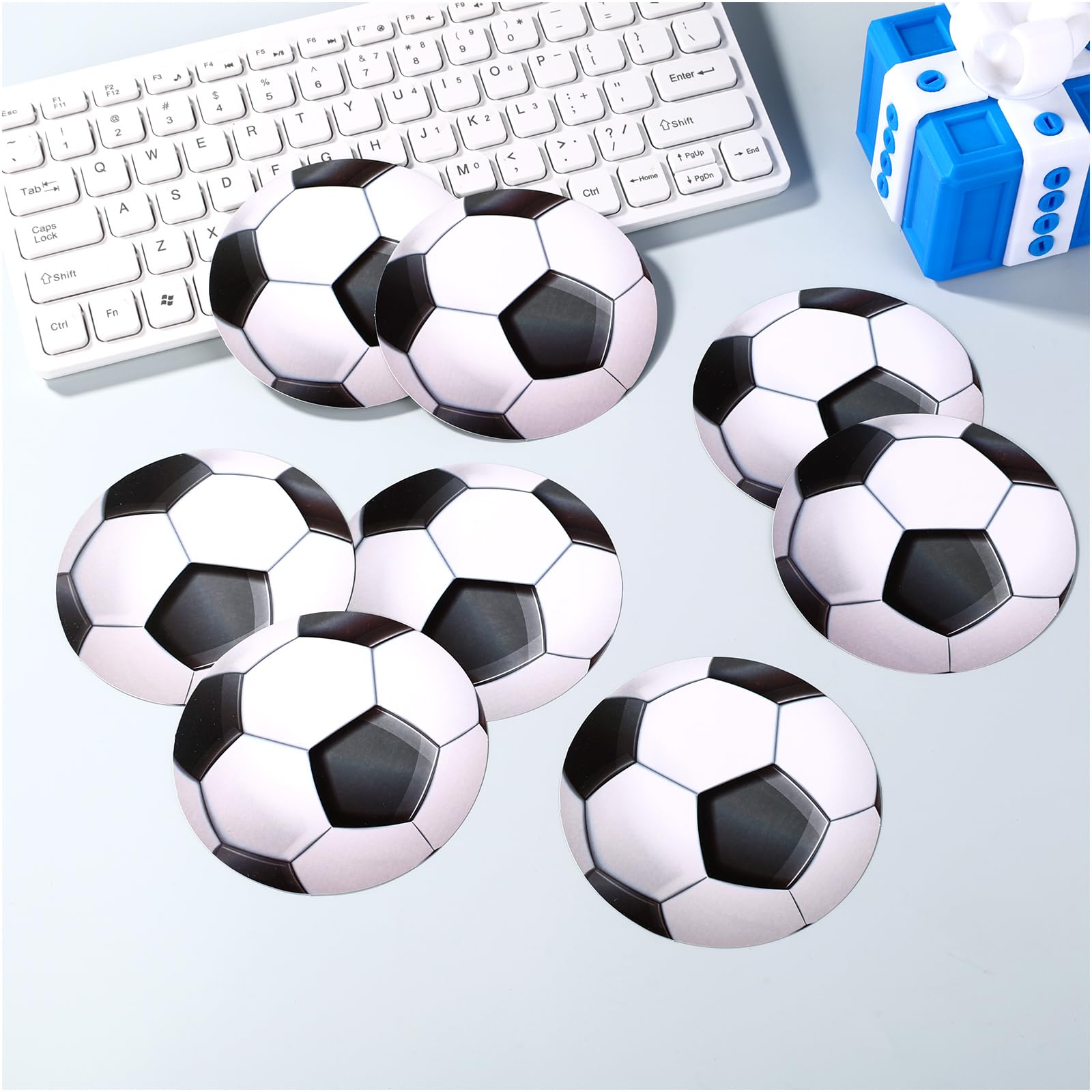 Sagome di Palloni Sportivi 200pz, Decorazioni per Bacheche Tema Sportivo Calcio