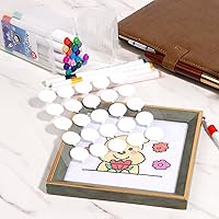 Vista 6 de 150 puntos adhesivos de doble cara – Fácil de pelar, transparente, de doble cara, masilla de montaje con puntos de pegamento fuertes para globos