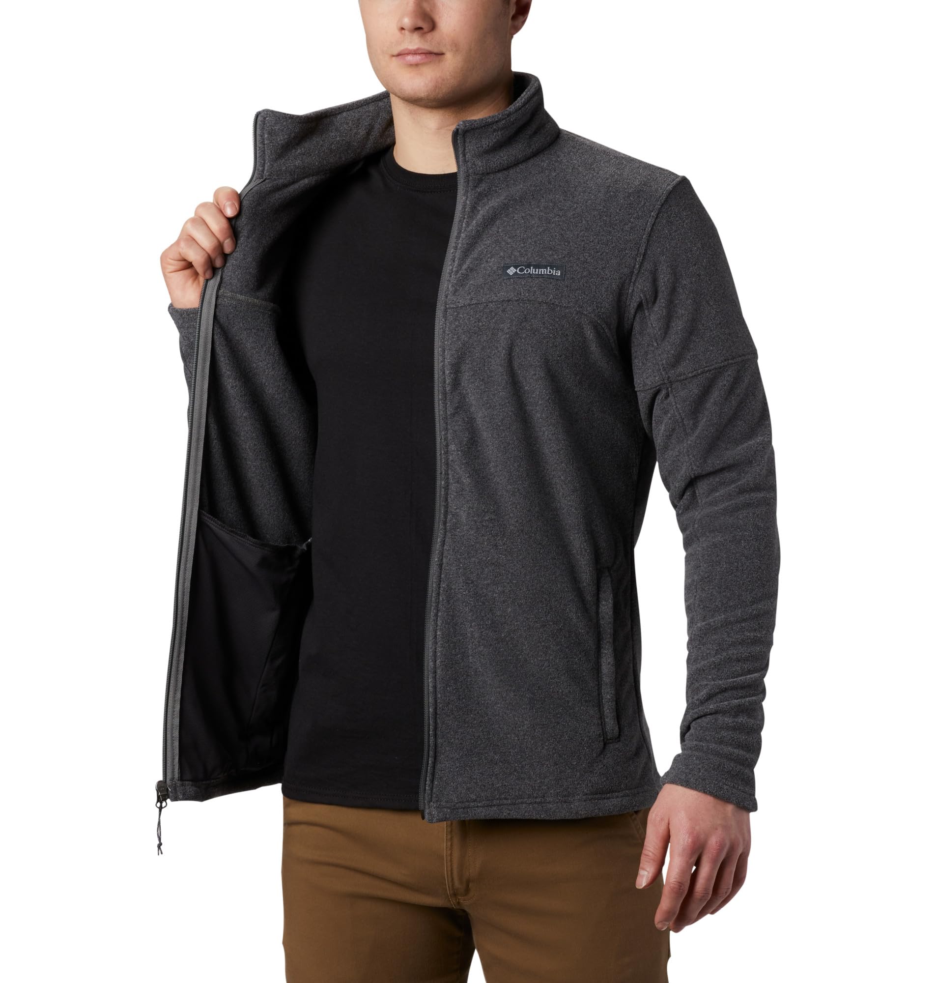 Columbia Basin Trail III Full Zip, Chaqueta De Forro Polar con Cremallera para Hombre