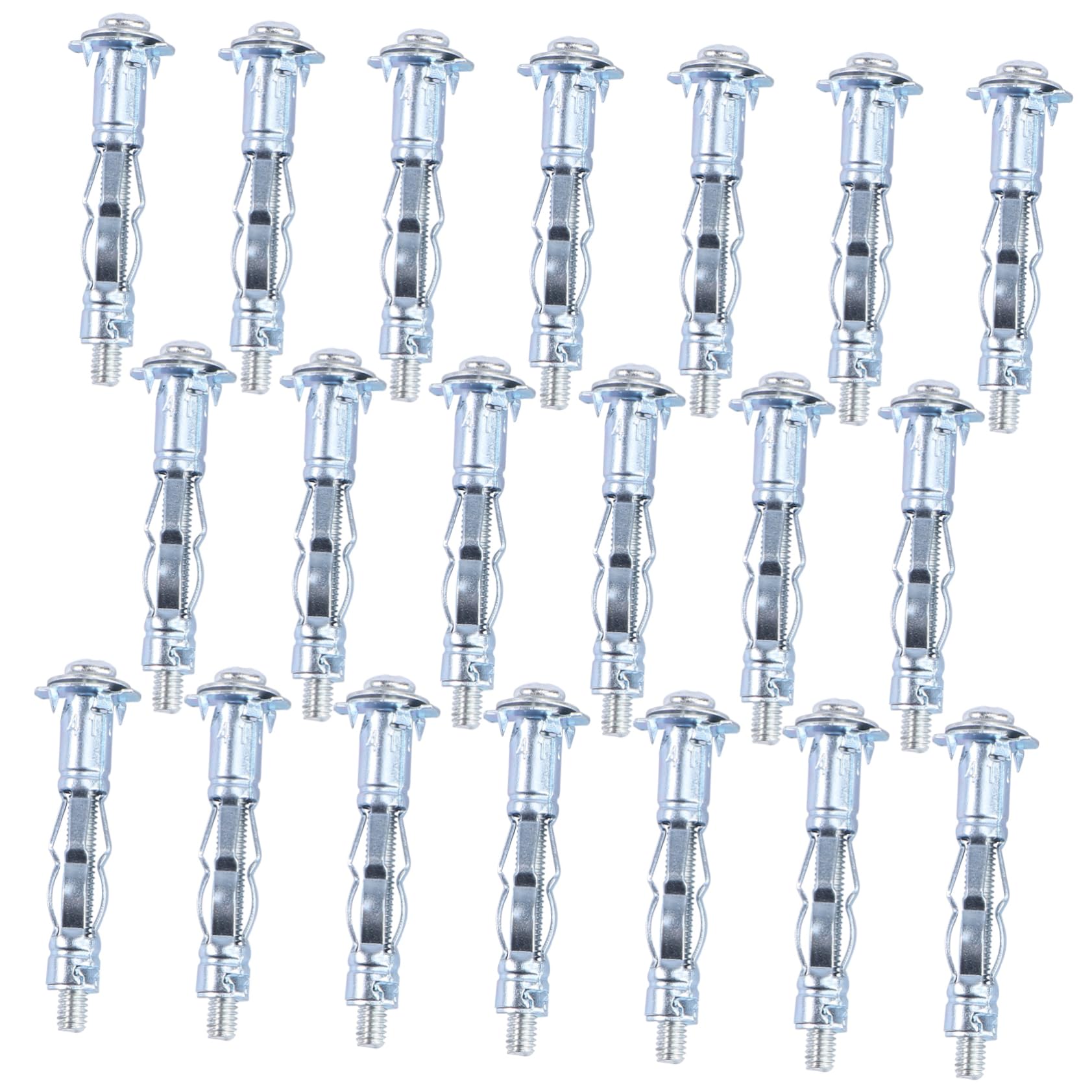 BELLIFFY 20 Pcs Cement Screws for Wall Anchors Heavy Duty Toggle Anchors for Drywall