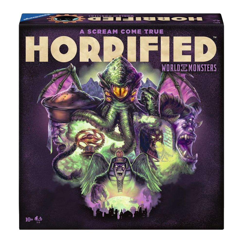 Ravensburger Horrified World of Monsters Jeu de stratégie immersif pour Adultes et Enfants à partir de 10 Ans - 2 à 5 Joueurs - 2024