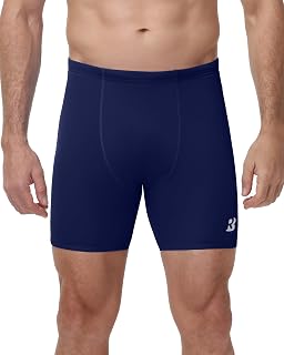 Roadbox Men's Athletic Swim Jammers, Quick Dry Competitive Racing Swimsuit, UPF 50+ Compression Training Swimming Shorts