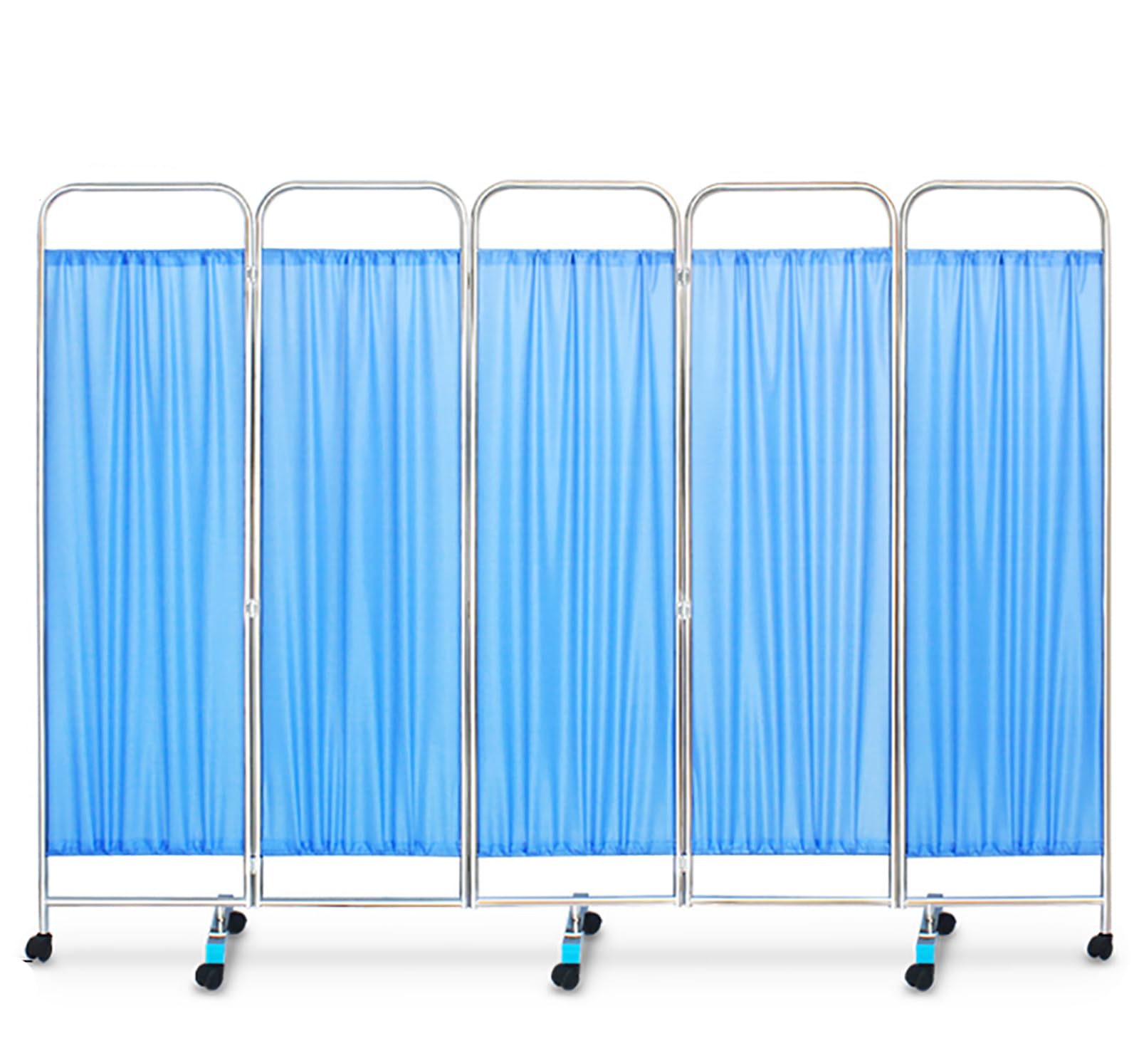 Paravent médical pliable pour isoler les lits en salle de surveillance