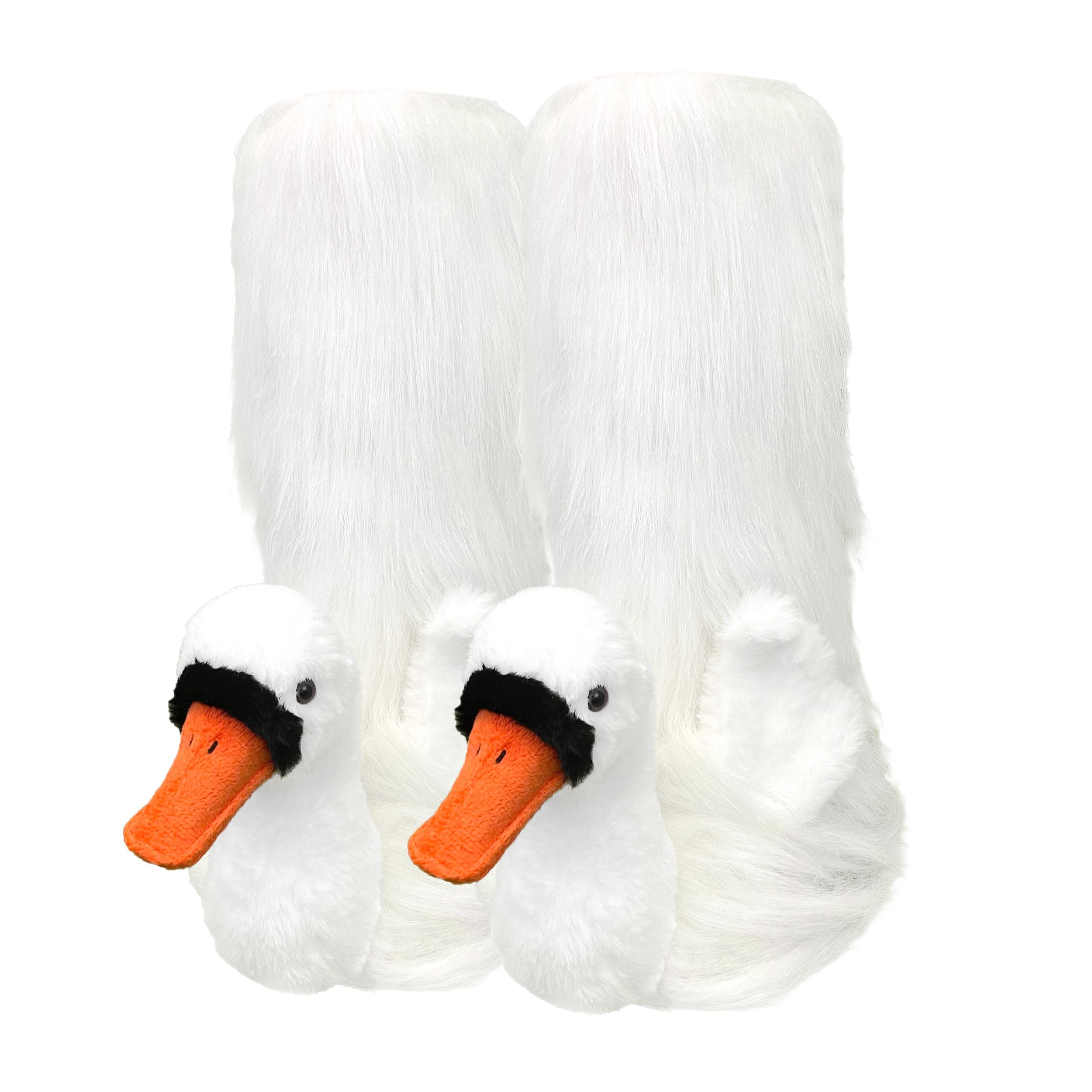 ooohyeah Women's Fuzzy Animal Warm Slipper Socks, Cute Funny Cozy Non-Slip House Socks for Women, Size 5-10