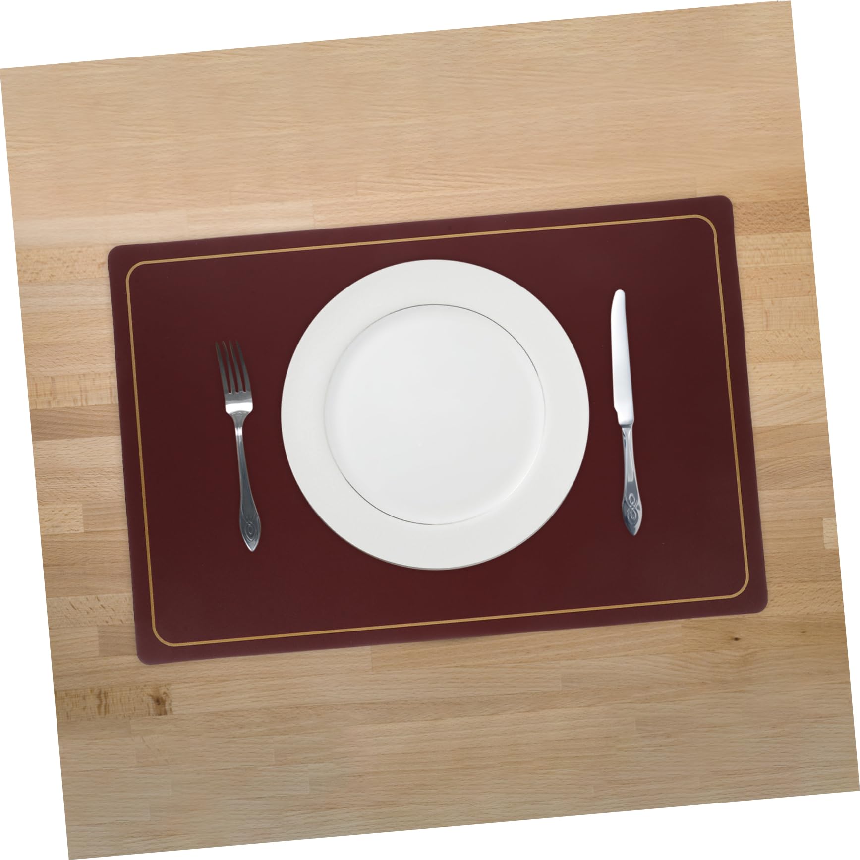 Tovaglietta da Pranzo Antiscivolo 4 Pezzi in Pu per Tavolo